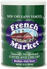 0007056810175 French Market Coffee Chicory Decaffeinated Ounce Cans Pack 070568100702