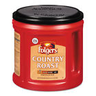 00538ct Folgers Coffee Country Roast Ground Oz Canister 025500005386