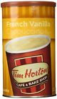 063209093709 Tim Hortons Instant Cappuccino French Vanilla Ounce