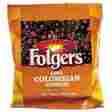 06451 Folgers Coffee 1.75 Oz Ground Fraction Pack 100 Percent Colombian