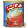 F-dv-1c-06-swby-sm 071672243132 Caffe Dvita Strawberry Fruit Cream Smoothie Canisters