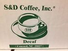 1.5-ounce S D Decaf Columbian Goumet Ground Coffee Packages Box Of 42 Free Ship