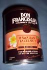10 Ounce Don Hawaiian Coffee Cans Francisco - 12 Lot Hazelnut