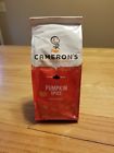 10668003312 Camerons Pumpkin Spice Ground Light Roast Coffee Factory Sealed Oz