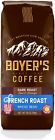 11068 Boyers French Roast Whole Bean Coffee Bag 790111110681
