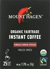 14206057 Mount Hagen Organic Single Serve Instant Coffee Stick Packs Count