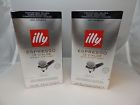 7738 18-ct Illy 2 Caffe Scuro Coffee Espresso Dark Roast Black Band X 32 Pods 003753918257 8003753918259