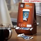 20 - Italian Starbucks Roast Brew Via 100 Decaf Ready Count