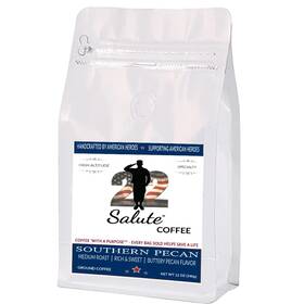 22 Salute 860010087541 Southern Pecan Coffee Ground Medium Roast Specialty Single Origin Arabica C