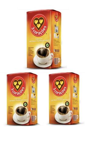 3 Cora Es 896005800362 Caf Brasileiro Tradicional Torrado E Mo Do Coracoes Medium Roast Coffee 250