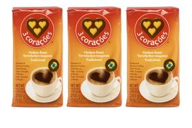 3 Coracoes 615870394748 Cafe Tradicional Cora Es 8.8oz Pack Of Brazilian Traditional Coffee