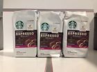 3 Espresso Roast Starbucks Coffee Packages Ground Dark