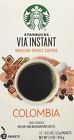 3260444 Starbucks Via Colombia Coffee Medium Instant Ounce 762111852922