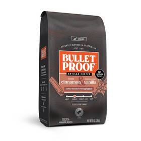 360 Inc. 445033195119 Cinnamon And Vanilla Flavored Ground Coffee 10 Ounces Medium Roast Clean