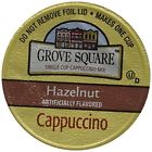 639713542936 Grove Square Cappuccino Cups Hazelnut Single Serve Cup