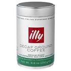 733411000139 8.8 Ground Decaffeinated Coffee Roast Illy Decaf Medium Espresso