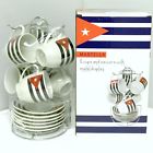769658309247 Coffee Cuban Flag Set