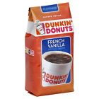 91340011 Dunkin Donuts Coffee Ground French Vanilla Premium Arabica Oz