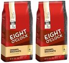 922837264 Eight Oclock Caramel Macchiato Ground Coffee Bag Pack Clock