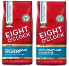 942307 Eight Oclock Brazilian Breakfast Ground Coffee Bag Pack Clock