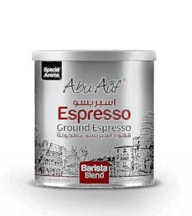 Abu Auf 223004765308 Ground Espresso Coffee Barista 100% Arabica 250 Gm