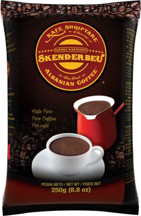 Albanian Coffee 677222560140 Skenderbeu 8.8 Oz / 250 Gr 20 Pack