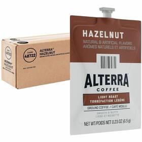 48722 Alterra Hazelnut Flavored Coffee 40 Flavia Packs Code