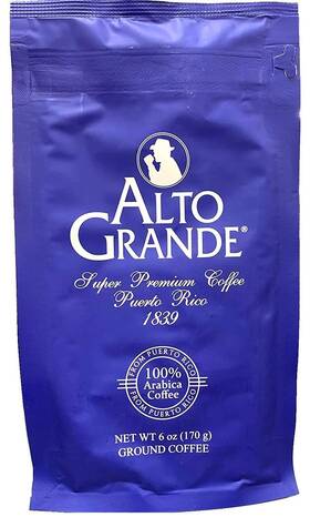 Alto Grande 039738170716 Super Premium Ground Coffee 100 Percent Arabica Medium-dark Roast Bagged 6