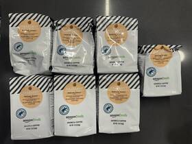 Amazon 313029823841 7 Amazonfresh Hazelnut Flavored Coffee Ground Medium Roast 12 Ounce Bb 8/25
