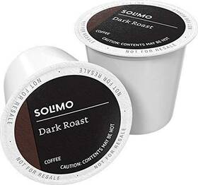 Amazon Brand - Solimo 842379150951 Coffee Pods Dark Roast Compatible With Keurig 2.0 K-cup Brewers 24 Count