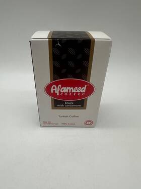 1c4hc5h4e Ameed Food Industries Co Al Turkish Coffee Dark Cardamom 8oz Ground 100% Arabica