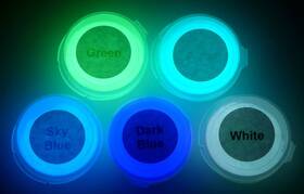 4336953429 Art N Glow Neutral 5 Color Pack In The Dark Pigment Powder - 12g Each 60g Total…
