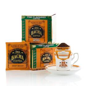Bacha Coffee 885016990116 Sweet Mexico Fine Flavored Medium Roast Drip Bags 2 Pack 24ct