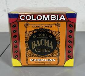 2027 Bacha Coffee 885016990130 Colombia Magdalena Arabica Beans 12 Bags Exp 03/31/2027