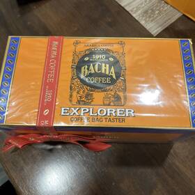 Bacha Coffee 885016991076 Assorted Taster 100% Arabica X25 Single Serve Filter Bags