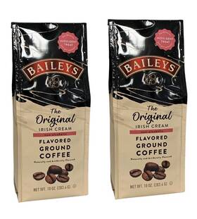 Baileys 024515308451 2pk- Non-alcoholic Irish Cream Ground Coffee -10 Oz Bag