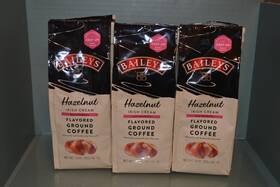 Baileys 024515308468 3 Irish Cream Hazelnut Flavored Non-alcoholic Ground Coffee 10oz 09/25