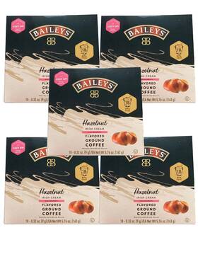 Baileys 024515308499 5 Pack Hazelnut Irish Cream Flavored Coffee 18 Single Serve Cups
