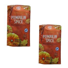 Barissimo 061463691095 Lot Of 2 Packs Pumpkin Spice Ground Coffee 12 Oz. Exp 07/06/2024