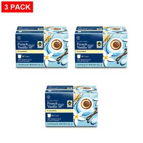 Barissimo 100137120326 Fair Trade French Vanilla Serve Coffee Pods 12 Count - Pack Of 3