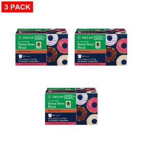 Barissimo 100137120333 Fair Trade Decaf Donut Medium Roast Coffee Pods 12 Count - Pack Of 3