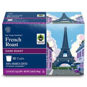 Barissimo 100137964364 French Dark Roast Coffee Pods 12 Count - Pack Of 2