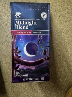 It2-2601915 Barissimo Coffee Midnight Blend Dark Roast Ground 12 Oz Rainforest Kosher