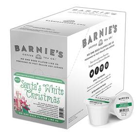 Barnies Coffeekitchen 722538381498 Coffee Decaf Santas White Christmas 24 Ct Count Pack Of 1