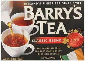 00102506 Barrys Tea Bags Classic Blend 80 Count 8.8 Oz