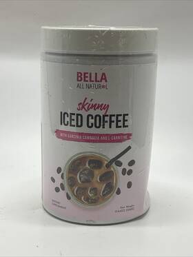 Bella All Natural 744759589682 Skinny Iced Coffee - Good Taste 500 Grams 12/25