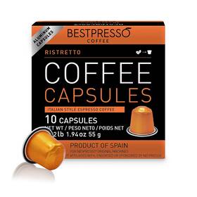 Bst04118 Bestpresso Compatible Nespresso Pods Ristretto Blend 20 Capsules Per Box 2092685