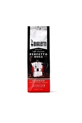 Bialetti 006363031646 Caffe Italian Roasted - 8.8 Oz Espresso Ground Coffee Classico Perfect For