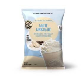 Big Train 642628035134 White Chocolate Latte Blended Iced Coffee Drink Mix 3.5 Pound 5 Per