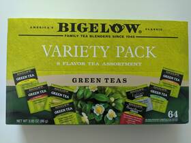 Rcb30568 Bigelow Green Tea Assortment Individually Wrapped Eight Flavors 64 Bags/box